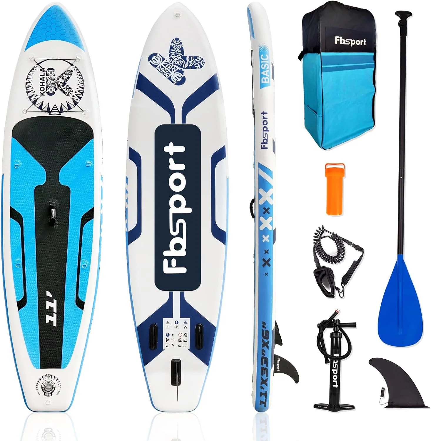 Premium-Stand-Up-Paddle-Board, Yoga-Board mit strapazierf?higem SUP-Zubeh?r und Tragetasche | Breiter Stand, Surf-Kontrolle, rutschfestes Deck, Leine, Paddel und Pumpe f��r Jugendliche und Erwachsene