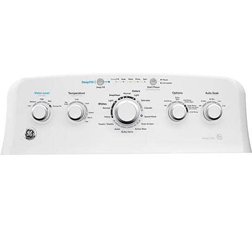 GE 4.5 Cu. Ft. White Top Load Washer With Stainless Steel Basket