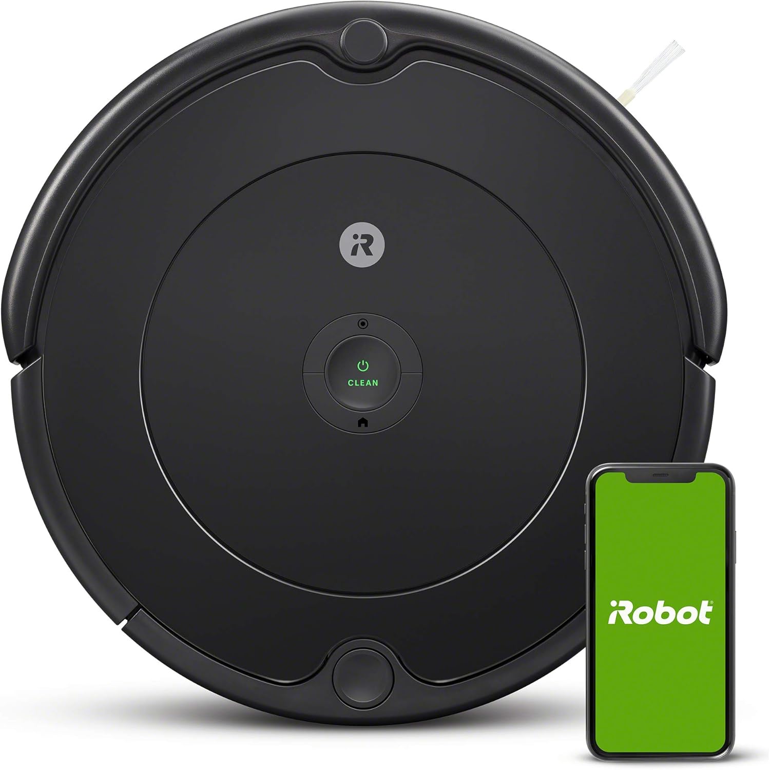 iRobot Roomba Combo Essential Saug- und Wischroboter (Y0112), leistungsstarkes Saugen und Wischen, 4-Stufen-Reinigungssystem, 3 Saugstufen, Spot-Cleaning, steuerbar über App, Tasten oder Sprache, Wei