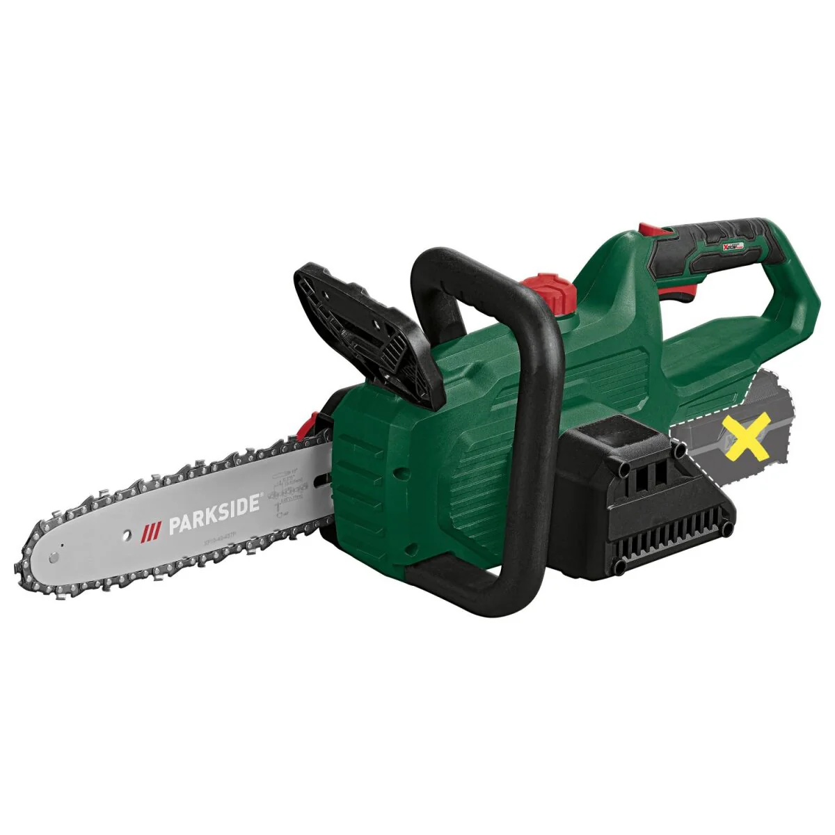 PARKSIDE? 20 V accu-kettingzaag ?PAKS 20-Li E5?, zonder accu en oplader - B-keus als nieuw