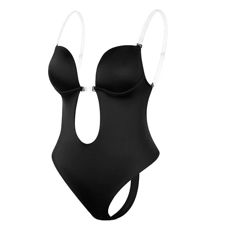 R��ckenfreier Shapewear Body f��r Damen | Formender Body mit tiefem R��ckenausschnitt und Bauch-weg-Effekt f��r Kleider