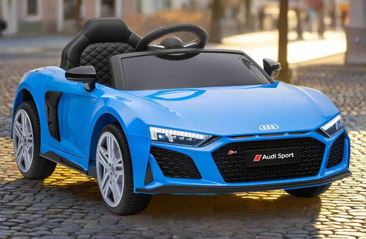 Licensed Audi R8 Sport Latest Facelift New Shape Kids 12V Ride On Car - Blue