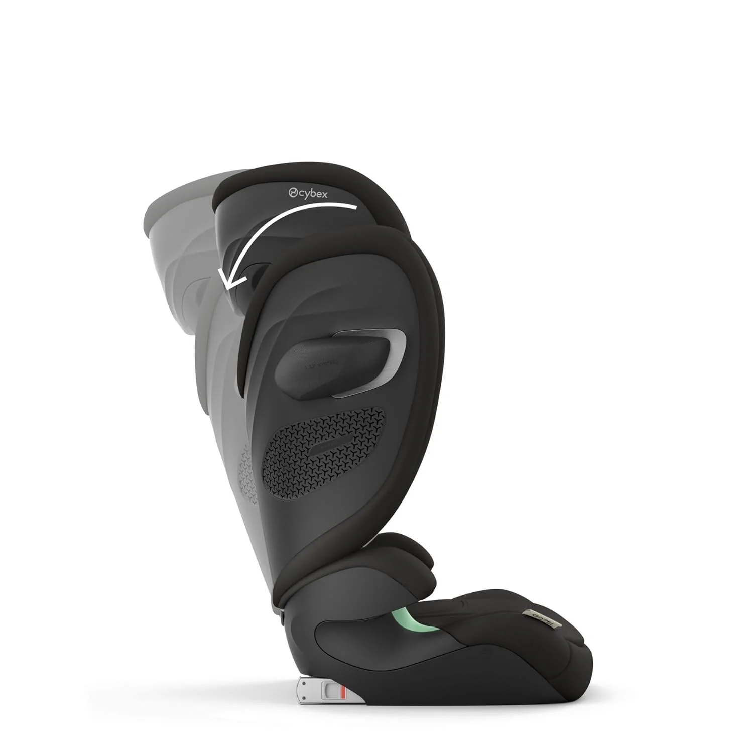 CYBEX Gold Kinder-Autositz Solution G i-Fix, F��r Autos mit und ohne ISOFIX, Ab ca. 3 bis 12 Jahre (100 - 150 cm), Ab ca. 15 bis 50 kg, Lava Grey