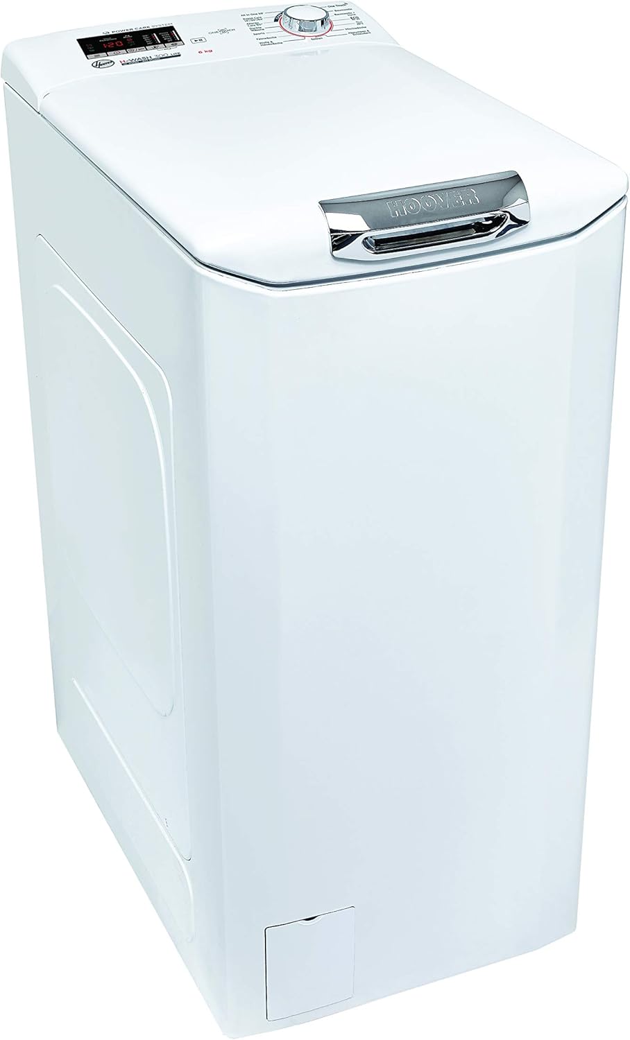 Hoover H-WASH 300 H3TC1062DACE/-84 Waschmaschine Toplader / 6 kg / 1000 U/Min/Power Care System/Gentle Touch Öffnungsmechanismus/All in One Programm/deutsche Bedienblende