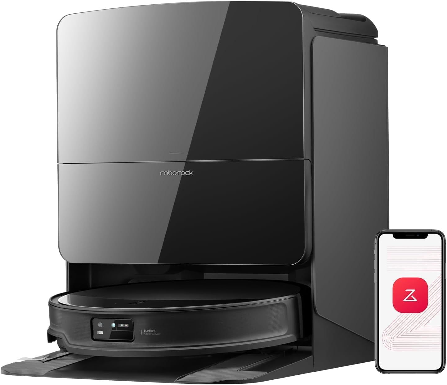 Roborock 10R Robot Vacuum and Mop with 20000Pa Suction, Slim Design & Self-Emptying