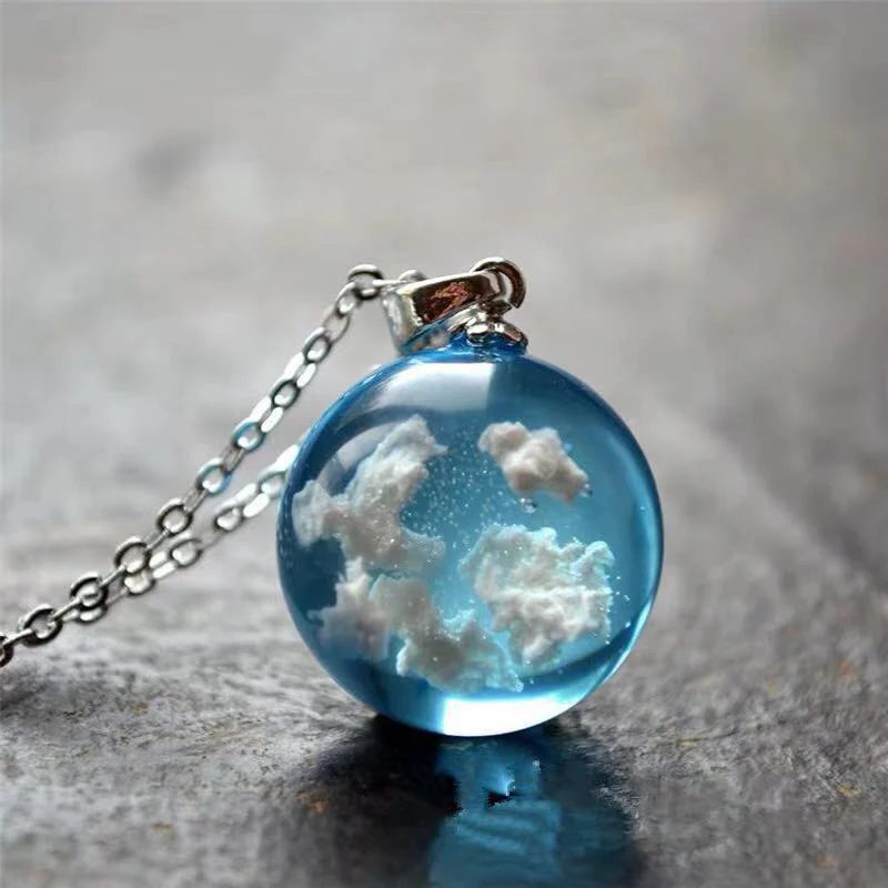 Azure | Verhoog je stijl met deze betoverende wolkenketting!