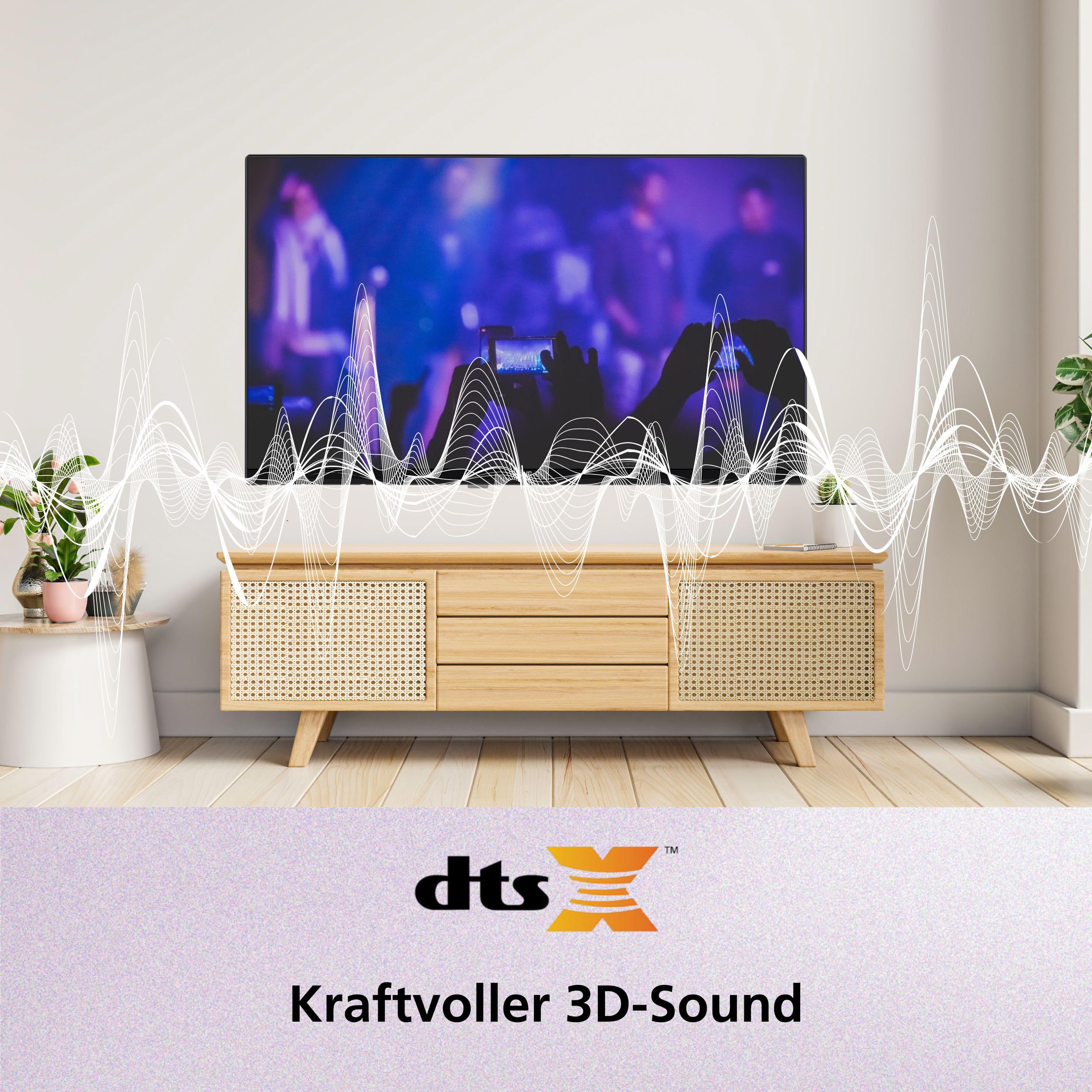 JVC Fernseher 40 Zoll Smart TV VIDAA Full HD HDR Fernseher mit 100 cm Bildschirmdiagonale und integriertem Triple-Tuner, LED TV LT-40VDF2555 (2026)
