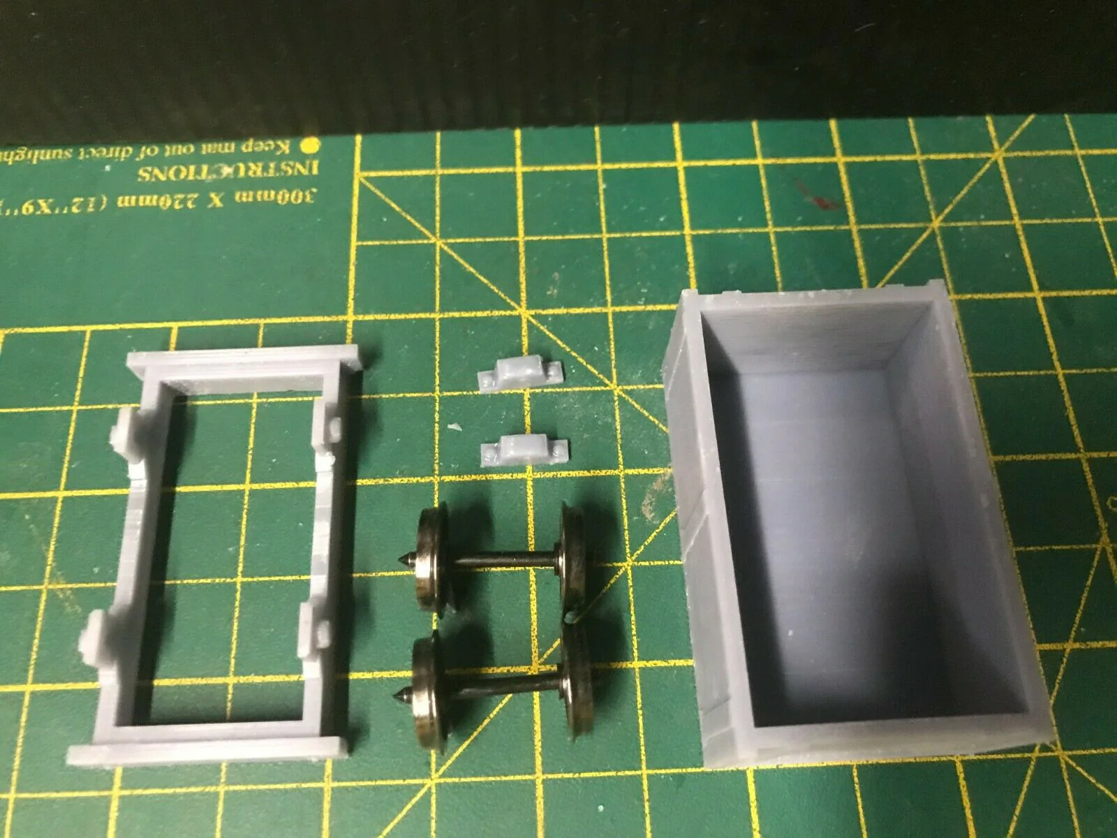 Gn15  Drop side Wagon Kit with optional wheelset