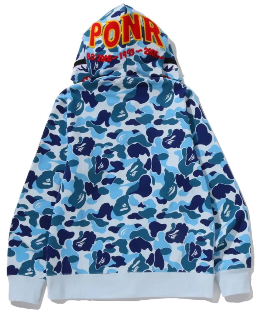 ABC CAMO 2ND SHARK FULL ZIP HOODIE MENS 1M30-115-008