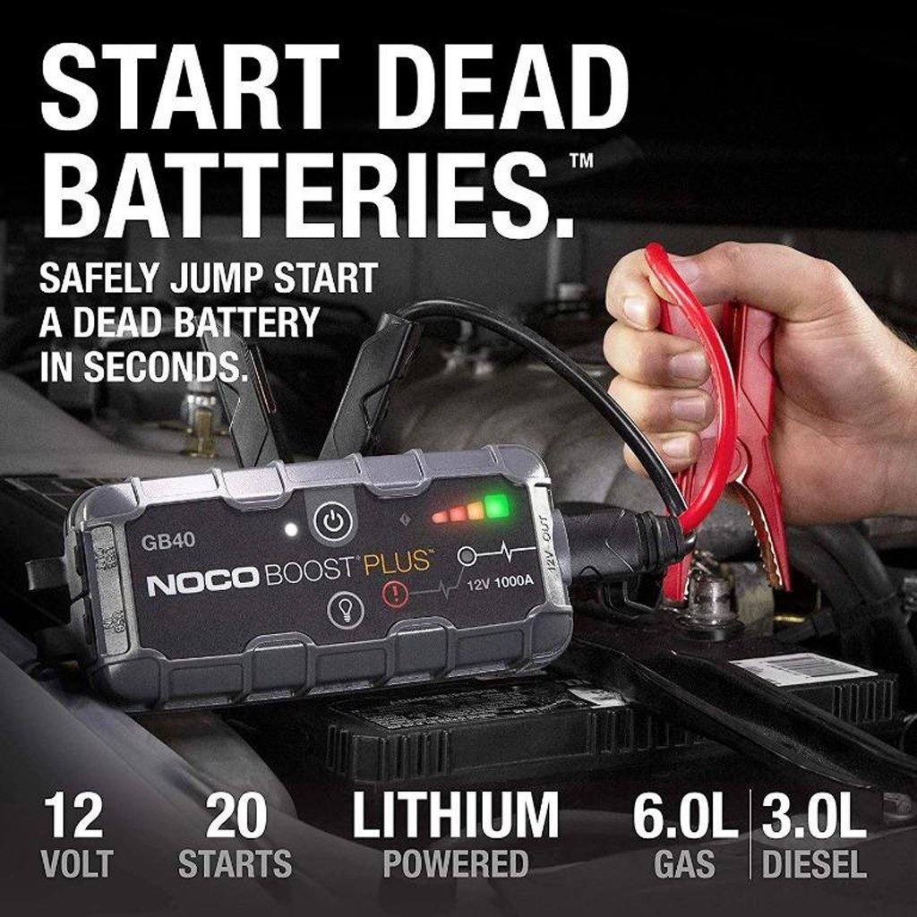 NOCO GB40 Boost Plus 1000A UltraSafe lithium startbooster