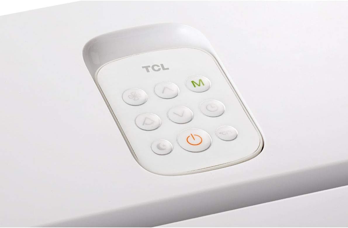 Mobile Klimaanlage mit Heizfunkztion 12000 BTU bis 32m² mit Abluftschlauch (1,5m), Timer und Entfeuchtermodus