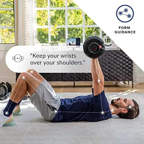 552 Adjustable Dumbbells Pair, 5-52.5 lbs, Space-Saving Home Gym Equipment