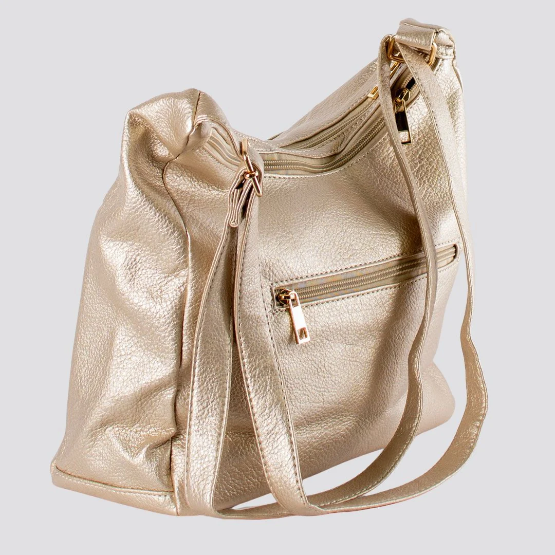 Ola Soft Crossbody Bag | Gold