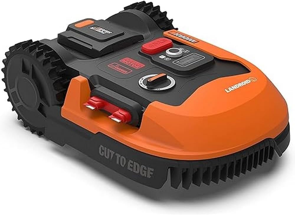 WORX Landroid M WR141E robotmaaier/accugrasmaaier voor kleine tuinen tot 500 m2/zelfrijdende grasmaaier voor een nette gazonsnit, veelkleurig