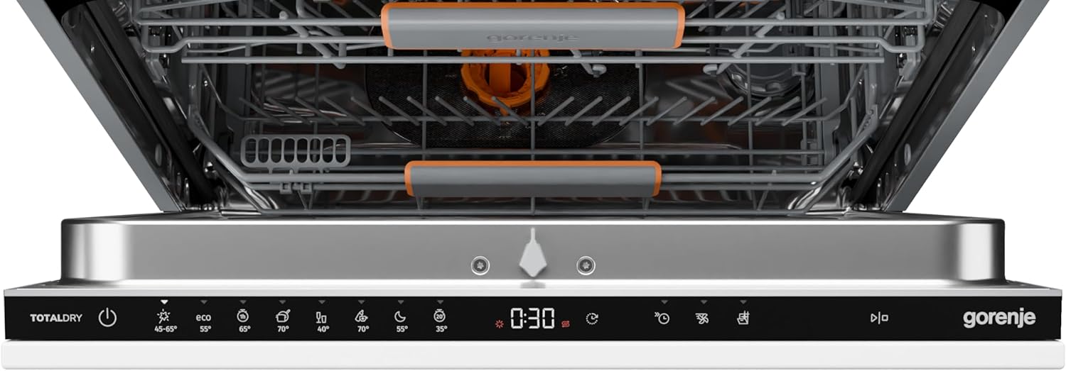 Gorenje GV663A66 Geschirrspüler/Einbaugerät FRONT NICHT ENTHALTEN/Made in EU/60 breite/16 Maßgedecke/8 Programme/TotalDry/Nachtprogramm/Status LED Licht/EEK: A-10%/Einbaumaße (HxBxT): 82 x 60 x 55,5cm