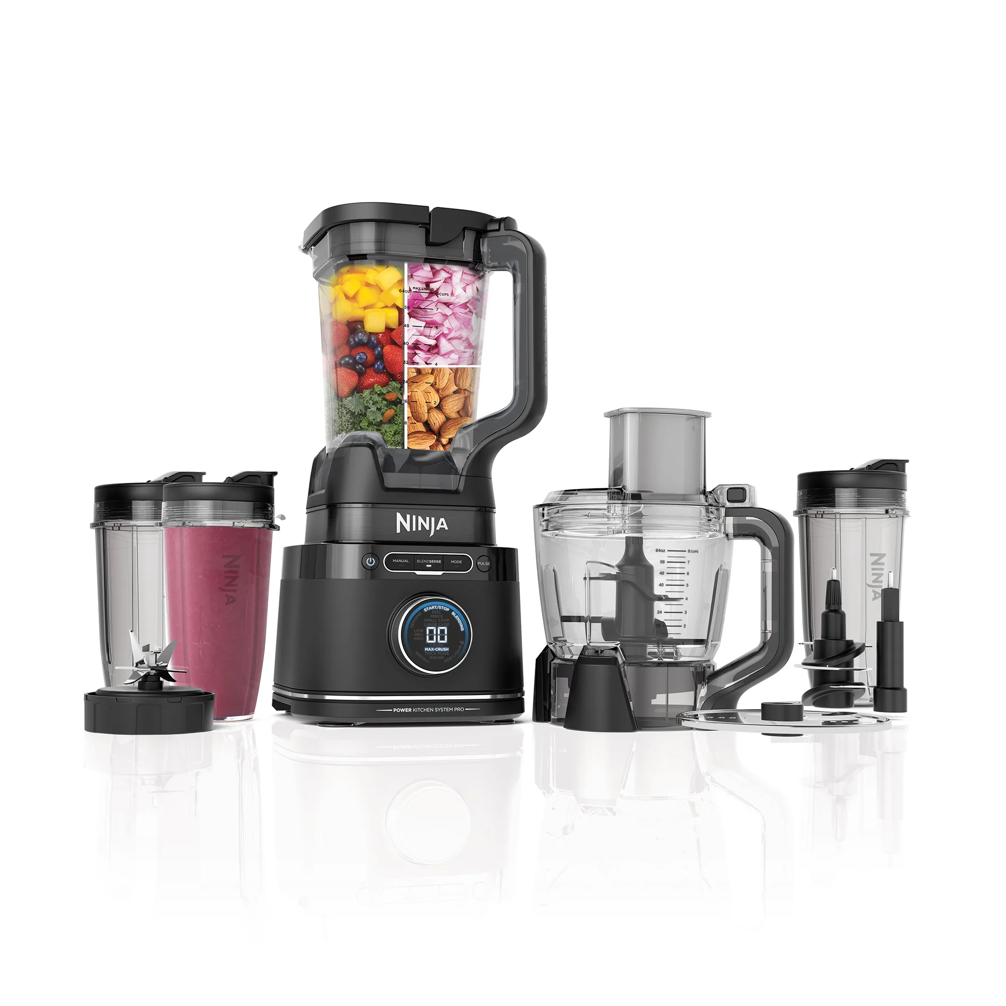 2025 Sistema de Cocina Ninja Detect™ Power Blender + Processor Pro