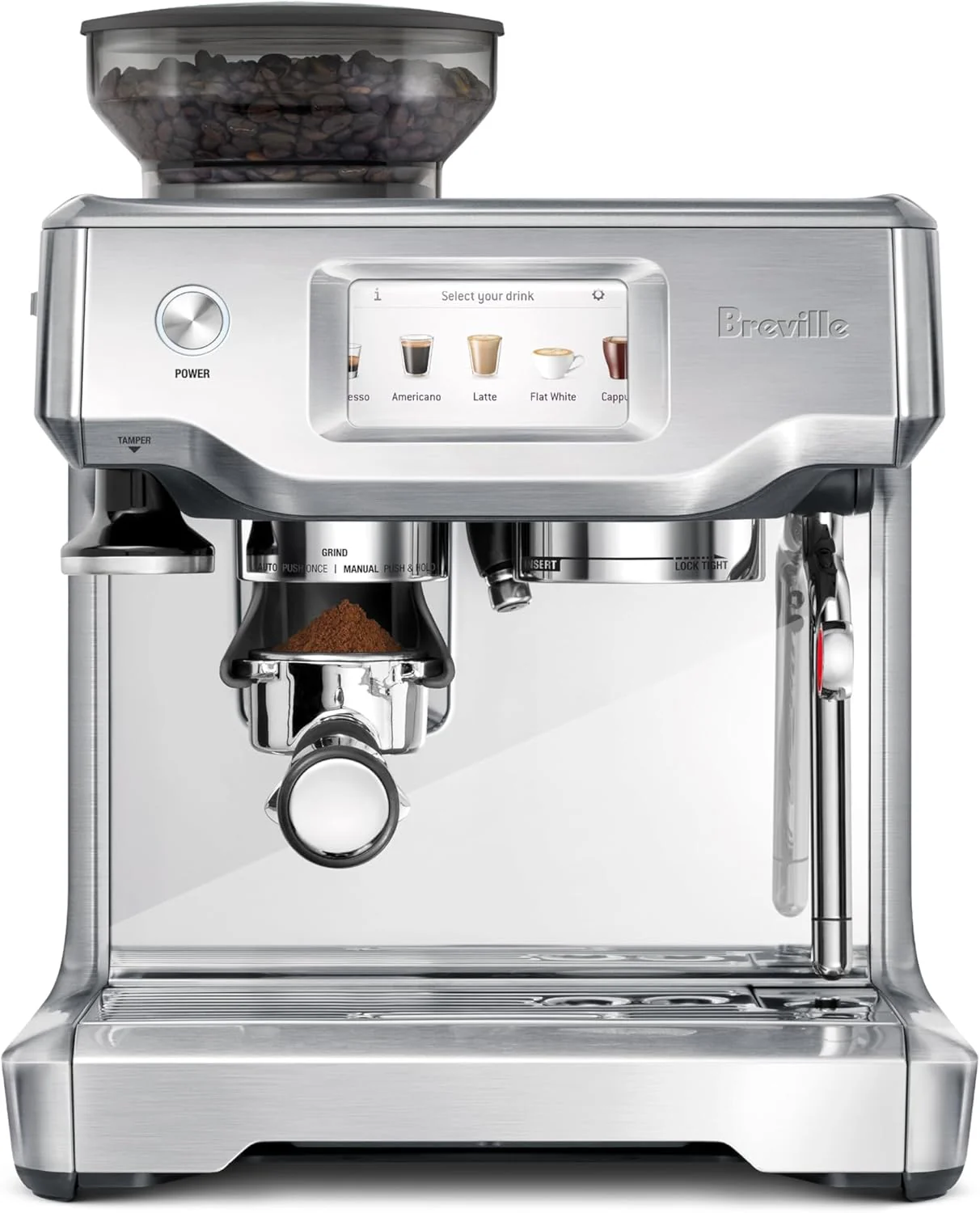 Breville Barista Touch Espresso Machine BES880BTR, Black Truffle