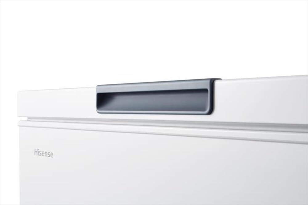 Hisense MCF142F Gefriertruhe, LED-Beleuchtung außen, sehr leise, 40 dB, 142 Liter, Abmessungen 62,5 x 55,9 x 85,4 cm, Klasse F