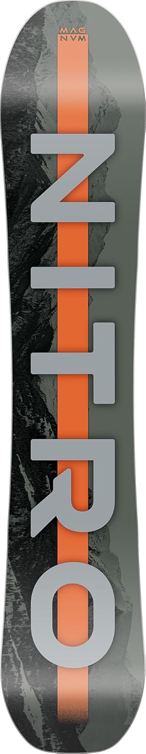 Nitro Snowboards Herren Magnum BRD´25, Allmountainboard, Directional, Cam-Out Camber, All-Terrain, Freeride, Wide, für große Füße