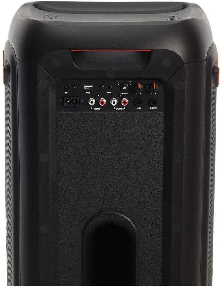JBL PartyBox 710 - Schwarz �C Trag - und rollbarer Bluetooth Party-Lautsprecher mit Lichteffekten �C Spritzwassergesch��tzte, mobile Musikbox