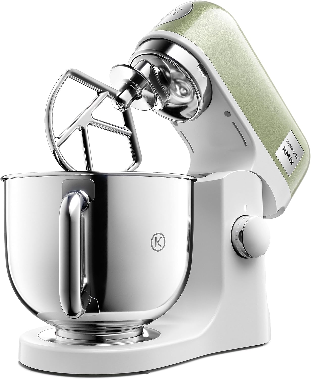 Kenwood kMix KMX750RD Küchenmaschine, 5 l Edelstahl Schüssel, Safe-Use-Sicherheitssystem, Metallgehuse, 1000 Watt, inkl. 3-Teiligem Patisserie-Set und Spritzschutz, Rot