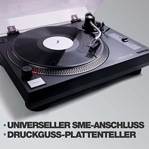 Giradischi Reloop RT 1 BT con trasmissione a cinghia per applicazioni DJ e HiFi, uscita Bluetooth per il collegamento wireless con altoparlanti Bluetooth : Elettronica