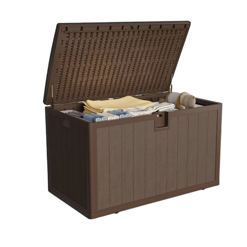 2025 130 Gallon waterdichte outdoor opbergbox �C Harshouten dekselbox voor terras en tuin