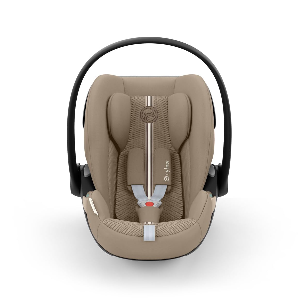 CYBEX Gold Babyschale Cloud G i-Size Comfort, Inkl. Neugeboreneneinlage, Ab Geburt bis ca. 24 Monate, Für Kinder ab 40 cm bis 87 cm, Max. 13 kg, Moon Black