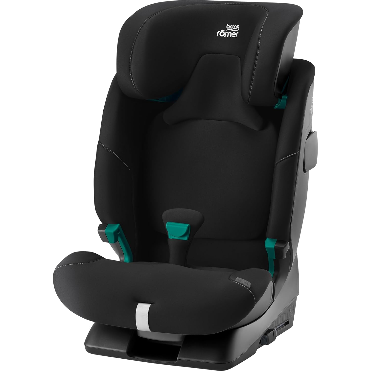 BRITAX RÖMER Kindersitz ADVANSAFIX 2 Z-LINE, für Kinder von 76-150 cm (i-Size) mit und ohne ISOFIX, 15 Monate bis 12 Jahre, Space Black