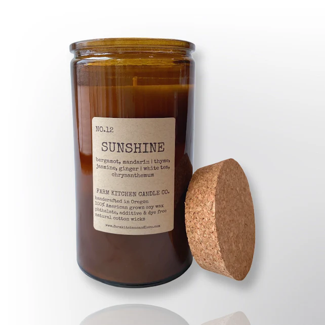 Sunshine Soy Candle | Amber Apothecary | 14.5 oz.