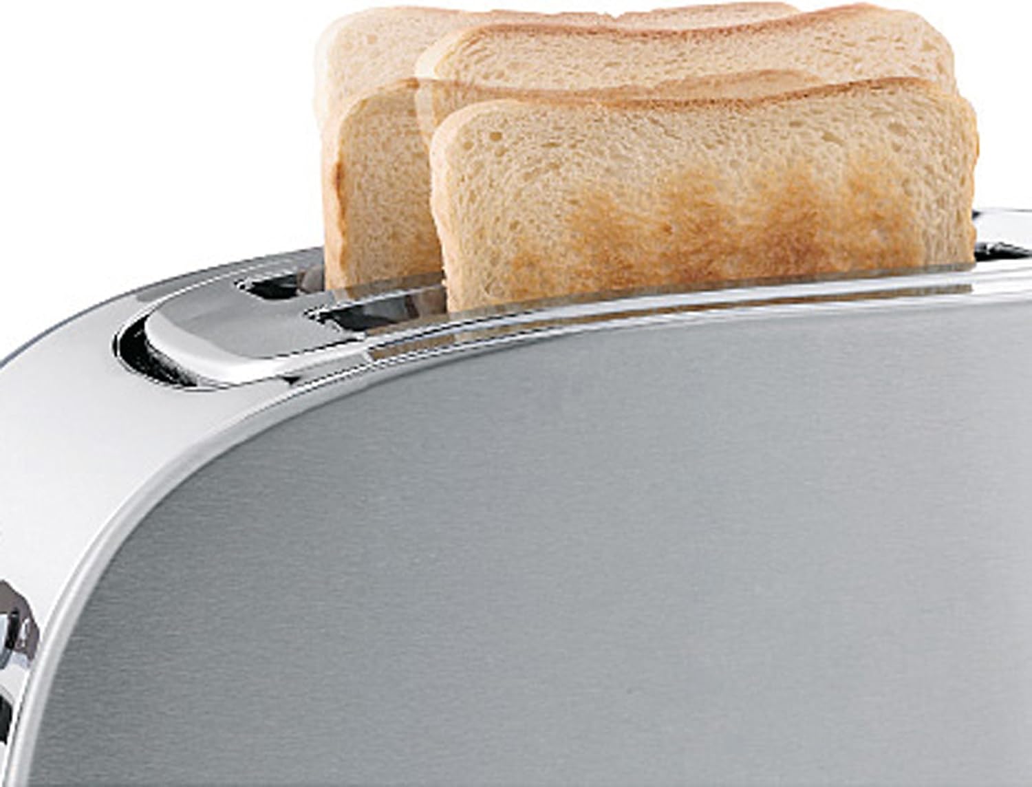 WMF Stelio Toaster 2 Scheiben Edelstahl, Doppelschlitz Toaster mit Brtchenaufsatz, Bagel-Funktion, 7 Brunungsstufen, 900 W, Toaster edelstahl matt