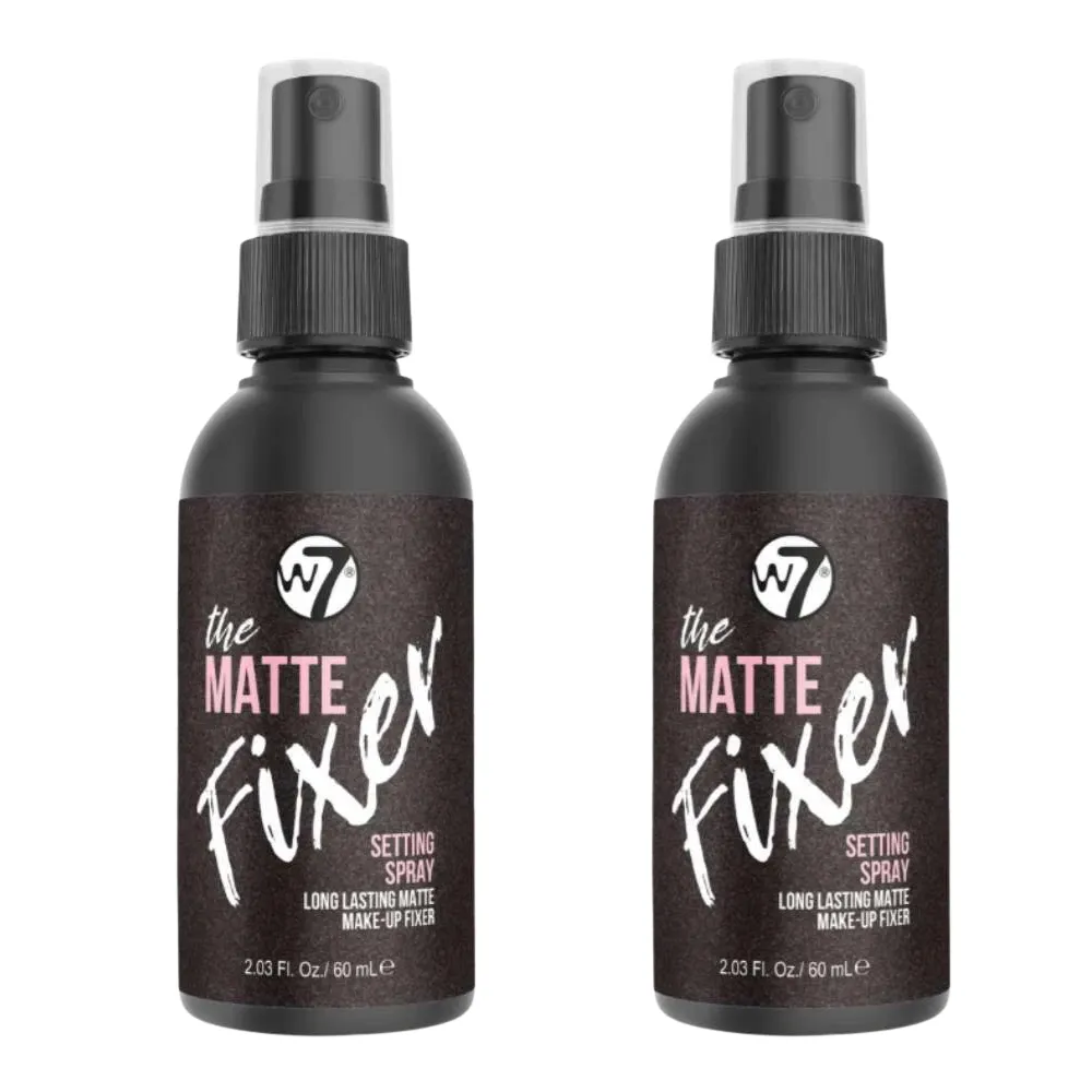 W7 The Matte Fixer Long Lasting Setting Spray 60ml - Matte Finish & All-Day Wear