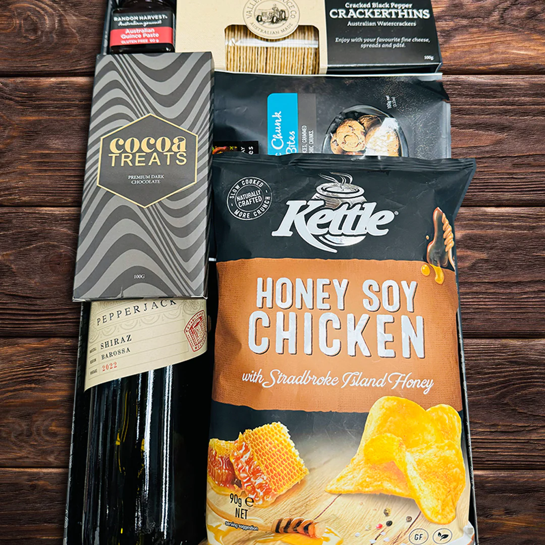 Chocolate, Crackers & Red