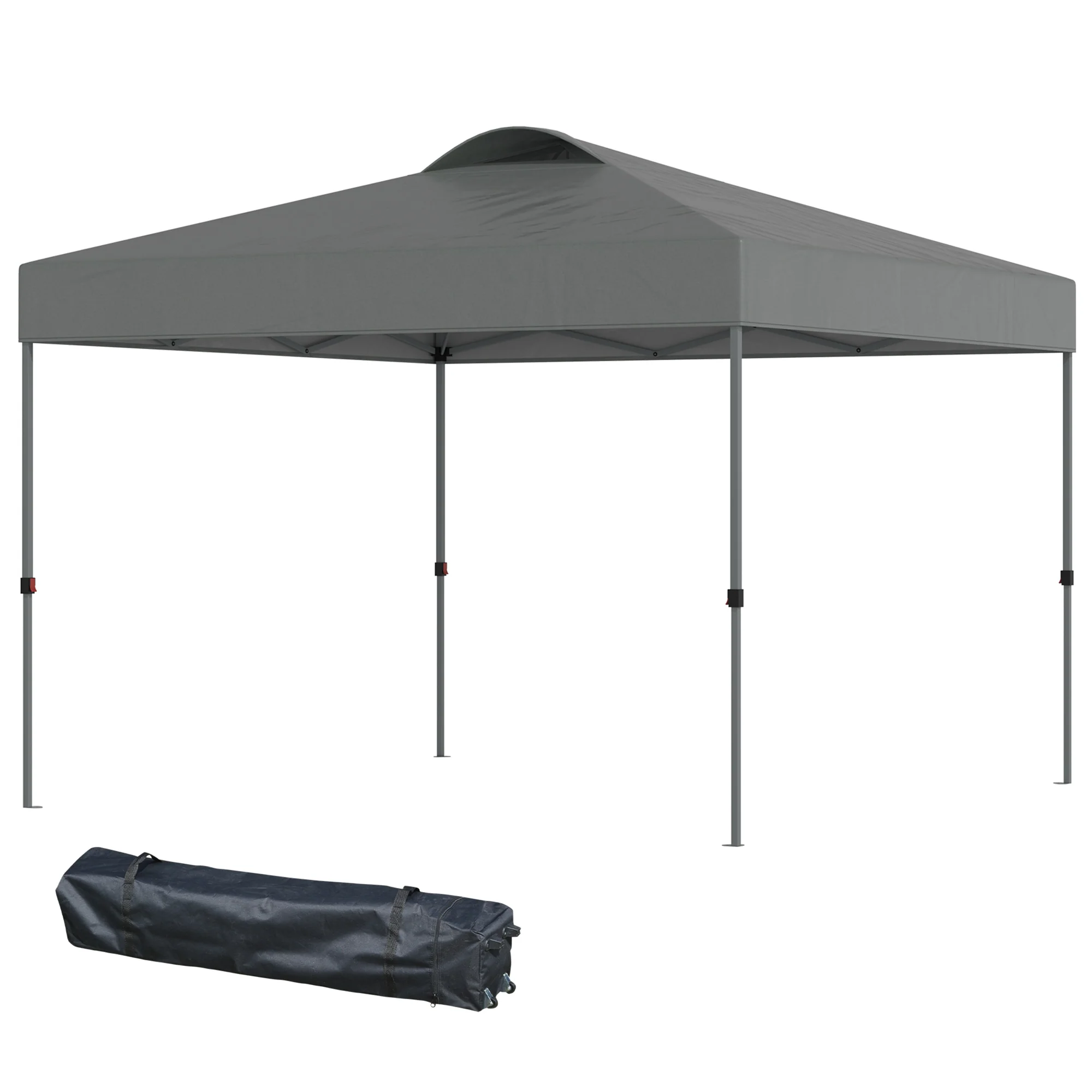 Outsunny Pavillon 3x3 m wasserdicht & faltbar
