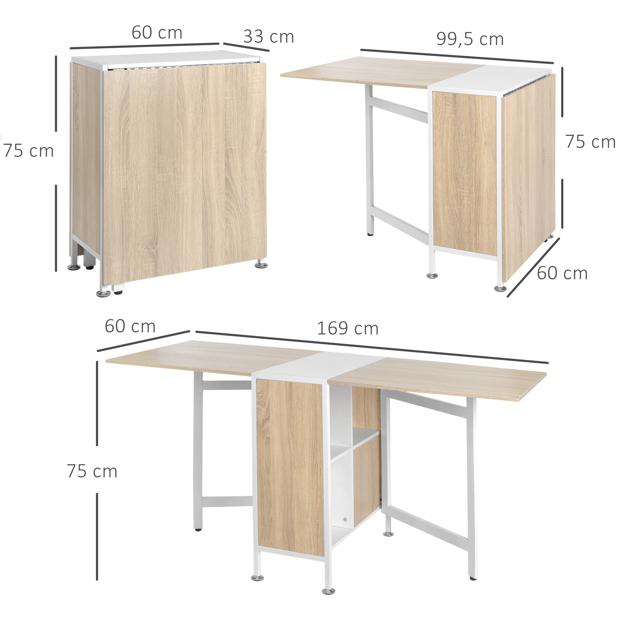 klaptafel eettafel