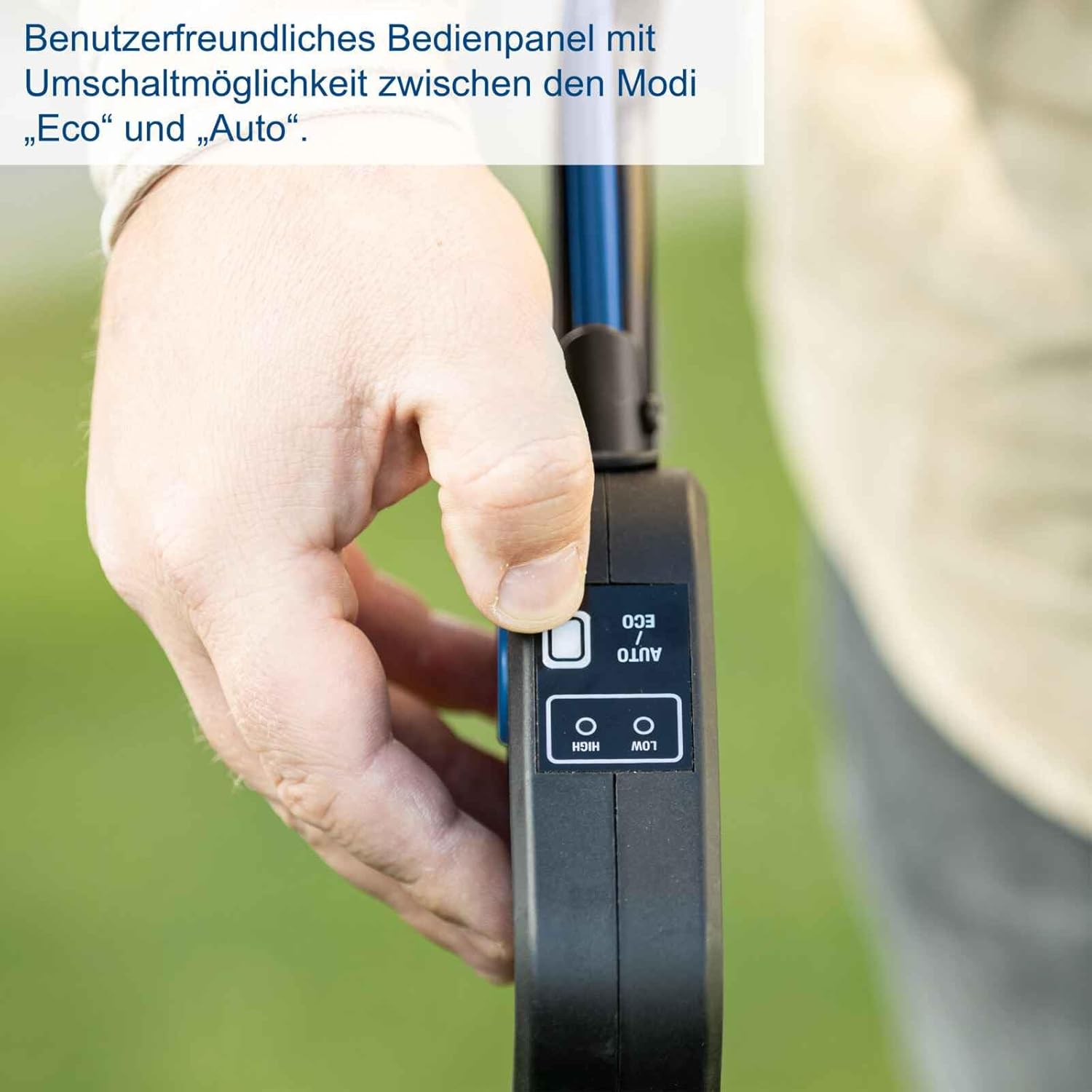 Scheppach Akku Rasenmäher BC-MP430-X 43cm Schnittbreite für 600-700m2 50L Korb Schnitthöhe 25-75mm Brushless 20V-IXES-Serie 10 Jahre Garantie 2X 4Ah Akku  und  Fastcharge Doppelladegerät