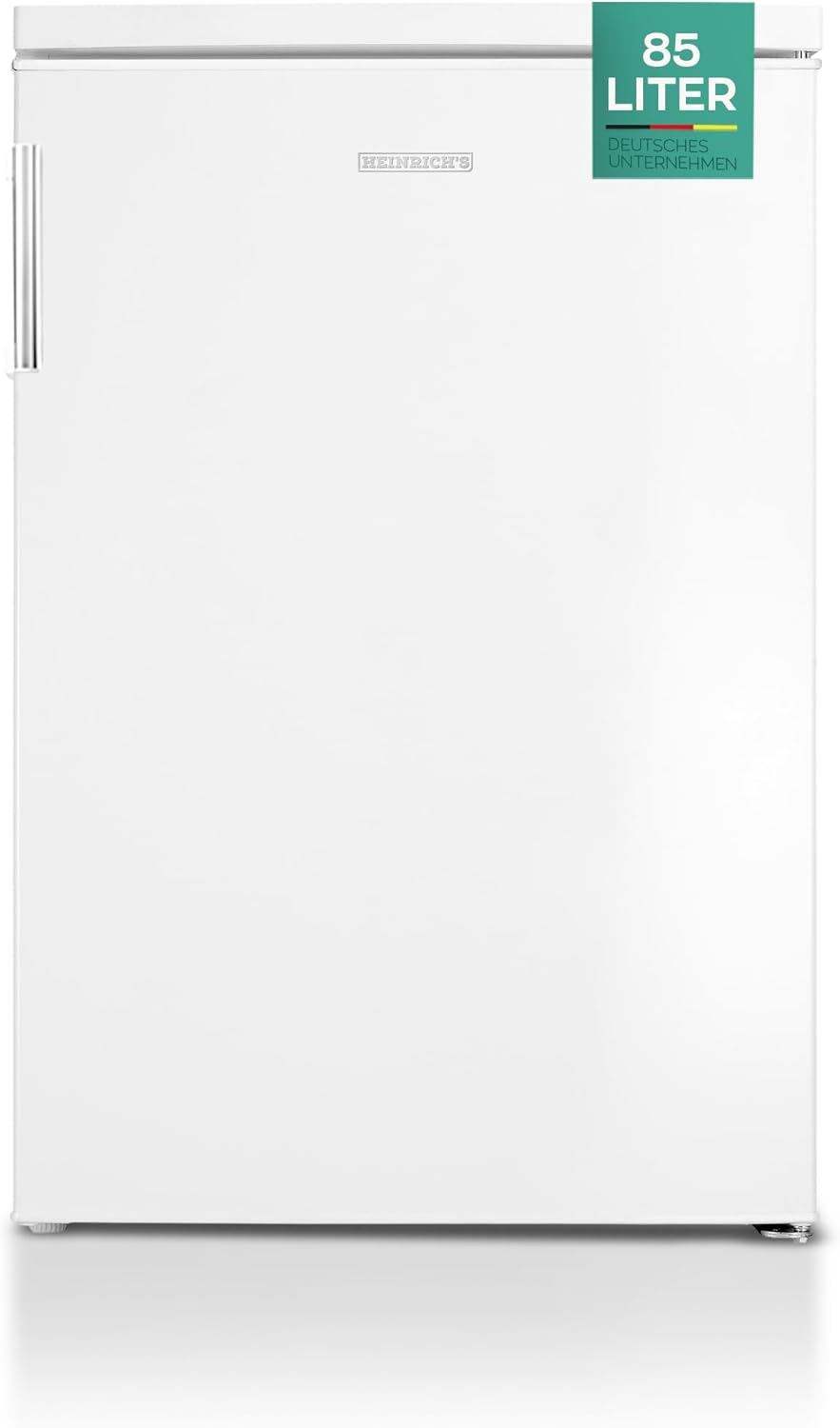 Heinrich´s Gefrierschrank 61Liter -18°C Freezer, 3x Gefrierschublade, 7 Stufen Temperaturregler, Airflow, wechselbarer Türanschlag weiß
