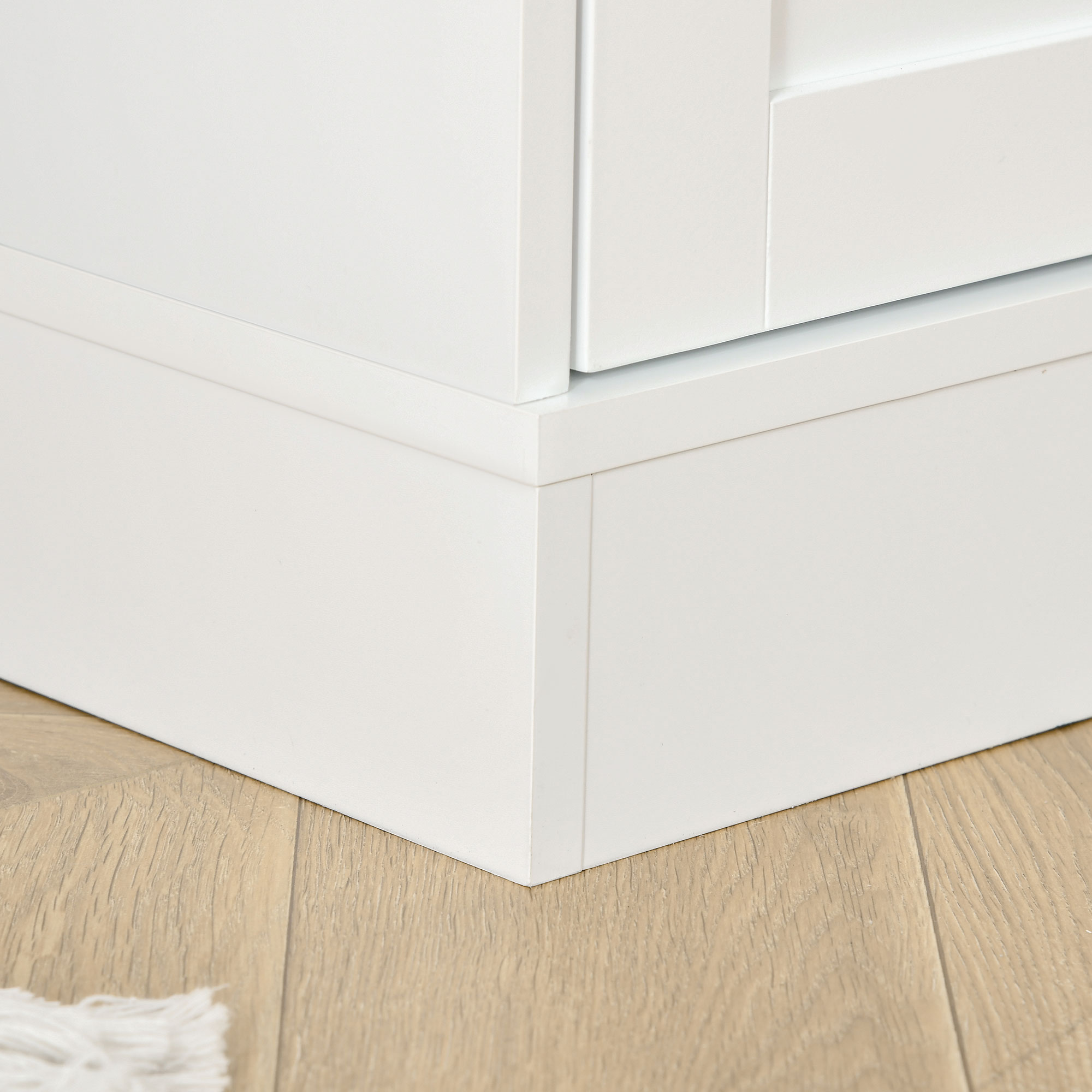 Boekenplank Wandplank Plank, 2 planken, 76 cm x 40 cm x 178,5 cm, Wit