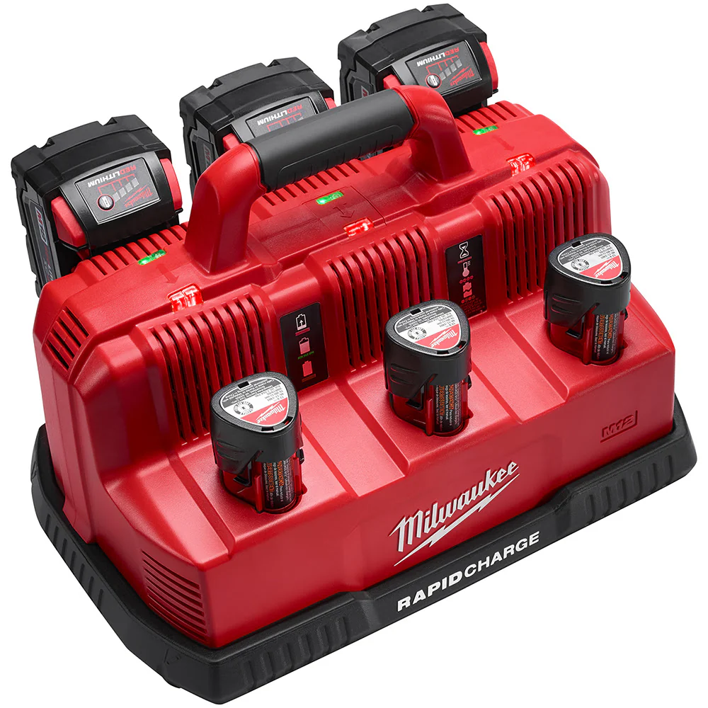 2025 Milwaukee 48-59-1807 M18 en M12 Snellader Station