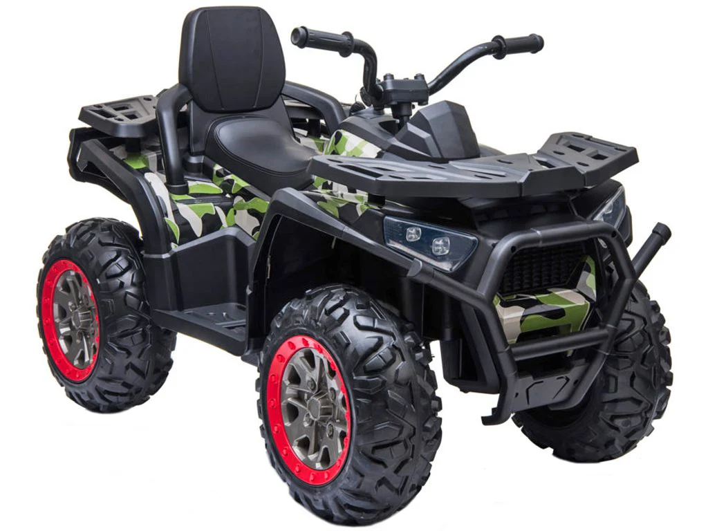 Kids 24v Desert ATV Electric Ride On Quad Bike With parental control - Camo