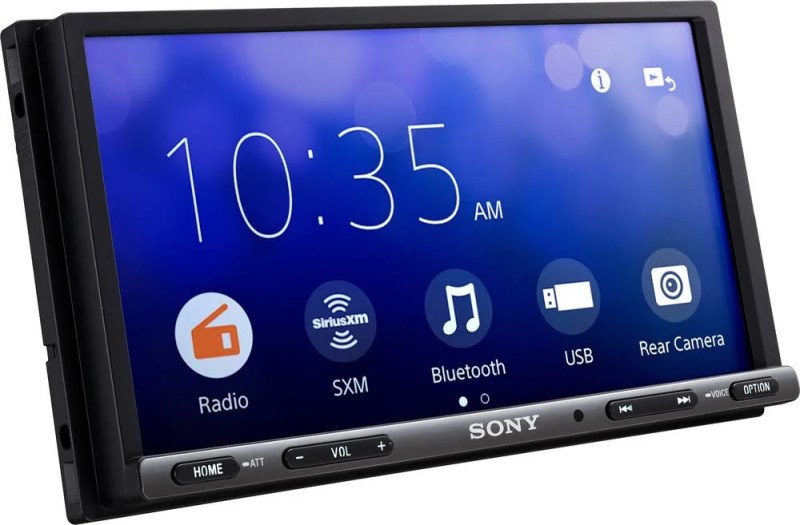 Sony – 6.95 Android Auto and Apple Carplay Bluetooth Digitial Media Receiver – BLACK.