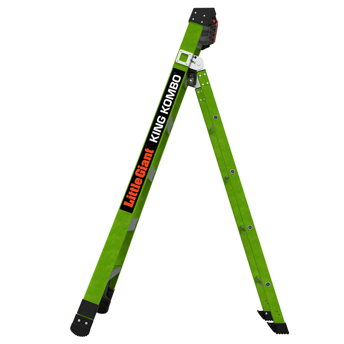 Little Giant KING KOMBO? Professionele 6 Voet Glasvezel 3-in-1 Ladder, Capaciteit 375 lbs
