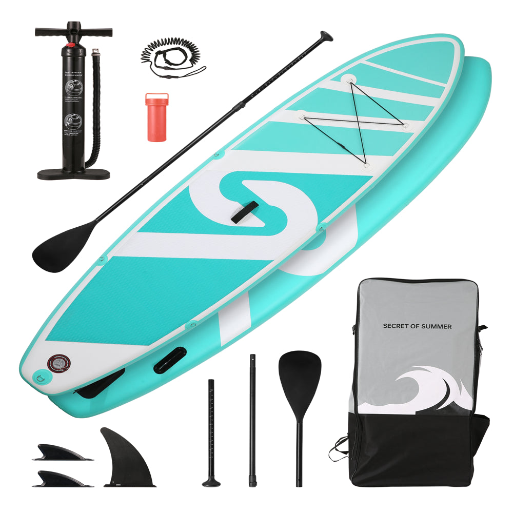 Marnur Inflatable Paddle Board SUP, 10�� x 30��� x 6���, PVC, 330 lbs Capacity, with Accessories
