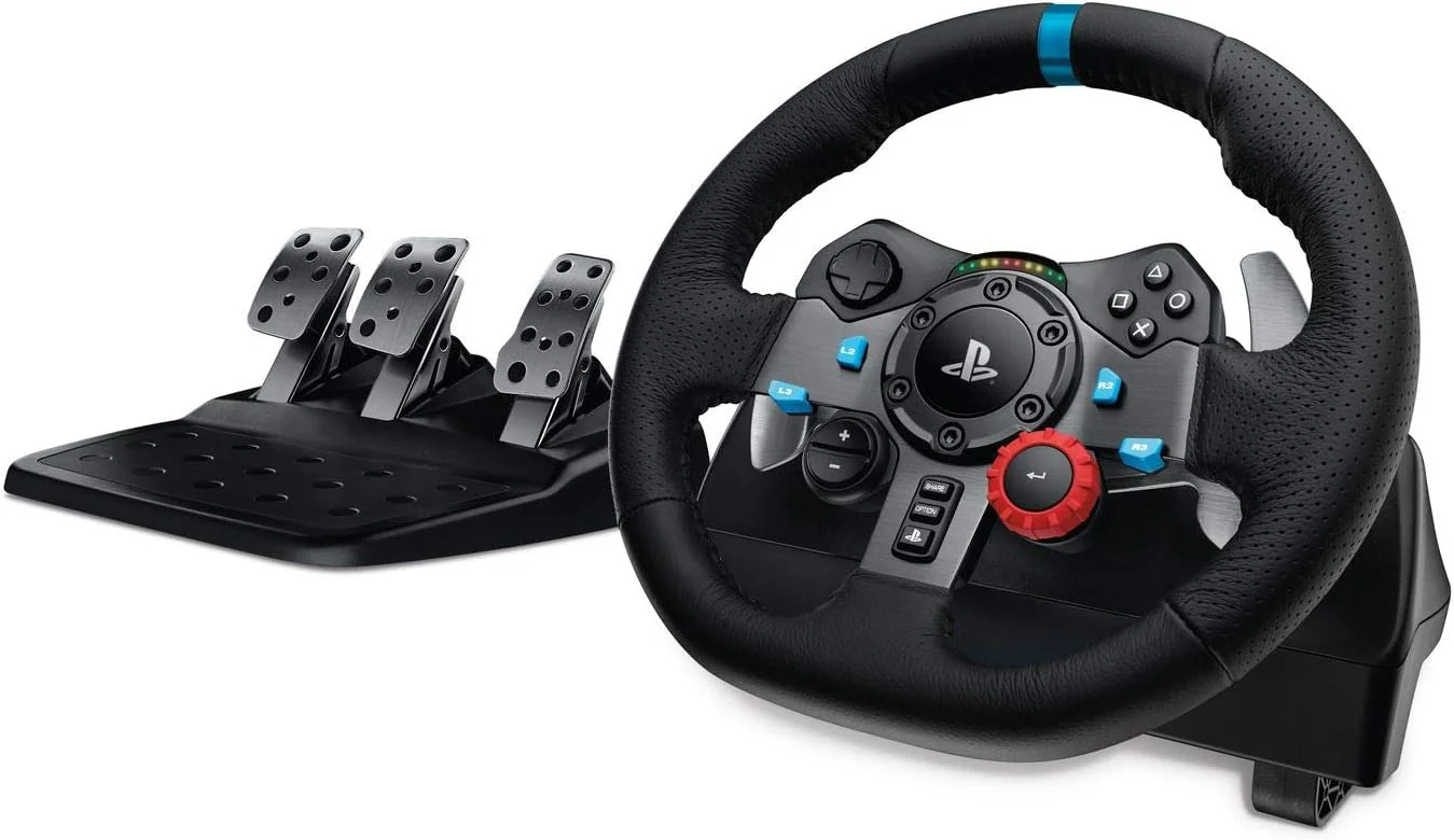 Logitech G29 Driving Force Racing Wheel For Playstation®4, Playstation®3 And Pc, Kierownica Wyścigowa Do Konsoli Playstation I Komputera, Playstation®5/Playstation®4/Playstation®3/Pc - Czarny ,941-000112(Playstation | PC)