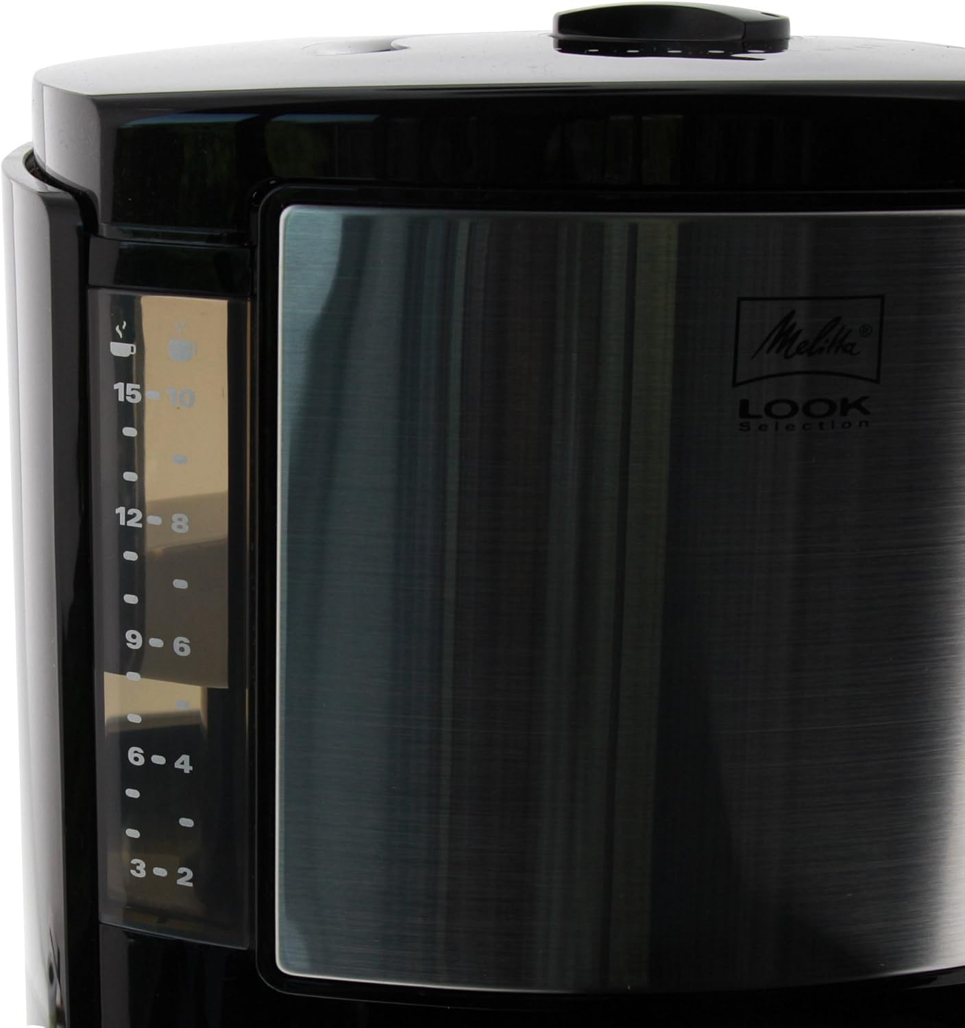 Melitta Look Therm Selection - Filterkaffeemaschine - mit Thermokanne - 10 Tassen - Schwarz (M 661 BK SST)