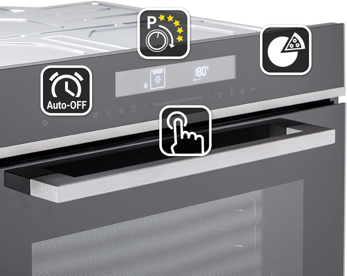 Autarkes Herdset: 60cm Einbaubackofen EB8017ED | 59cm Induktionskochfeld IH85901FZ | Katalyse | Pizzafunktion | Grill | Umluft | Heißluft | Automatik-Timer | SET8017IH592FZ