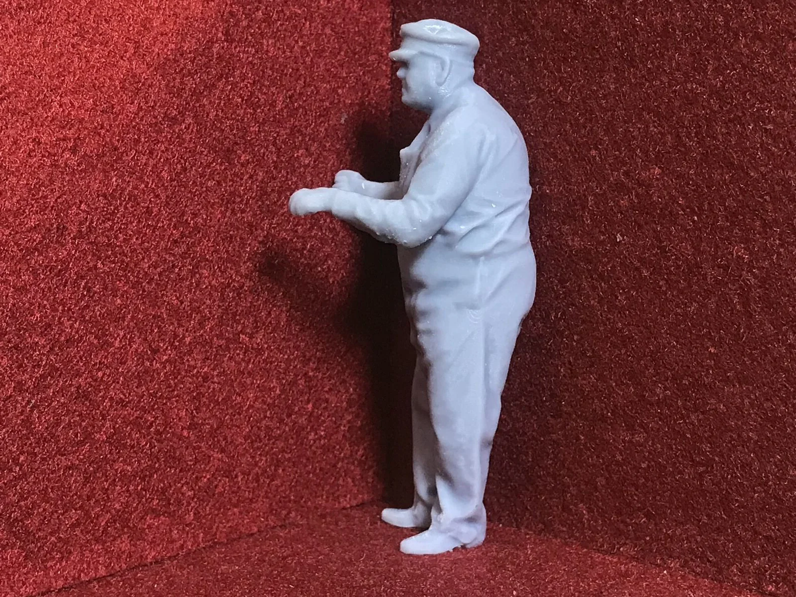 G-Scale Driver figure with hat - 3D scan of a real person - MD004 (also GN15)