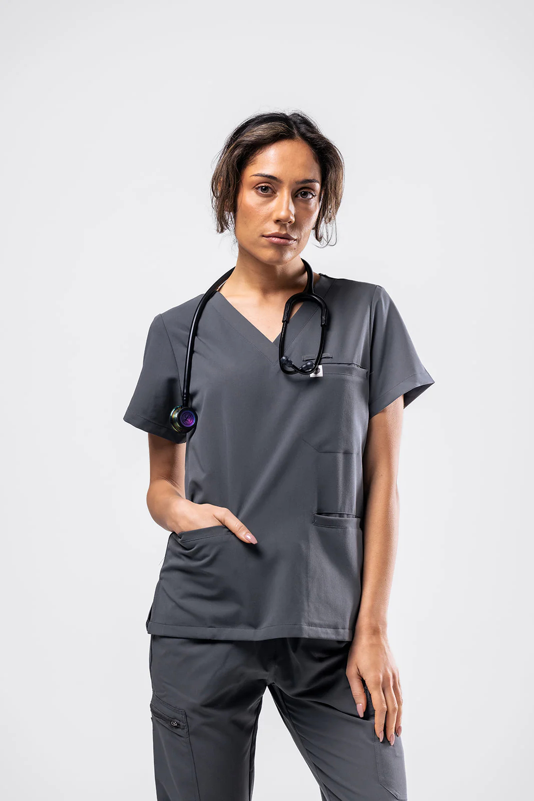 3-Pocket Scrub Top