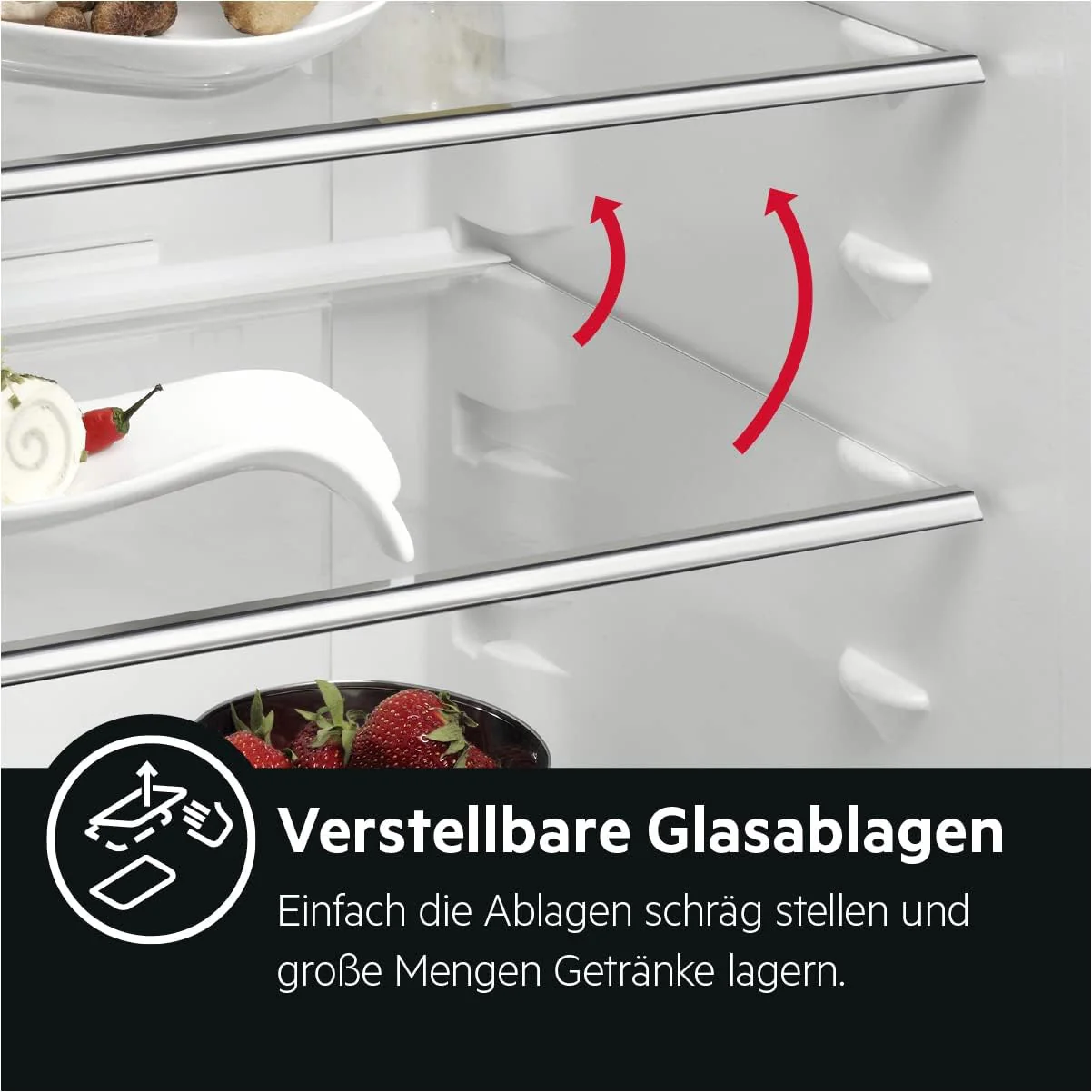 AEG TSK5O881ES Inbouwkoelkast / 880 mm / 142 L / Sleepdeur / E
