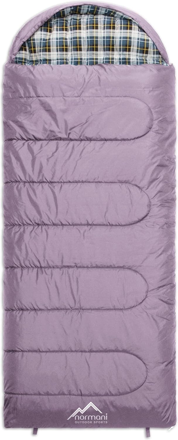 normani 4-in-1-Funktion Extrem Outdoor Schlafsack 'Antarctica' aus Nylon Rip-Stop mit 500 + 250 g/m² Hollow Fiber Füllung 220 x 90 cm